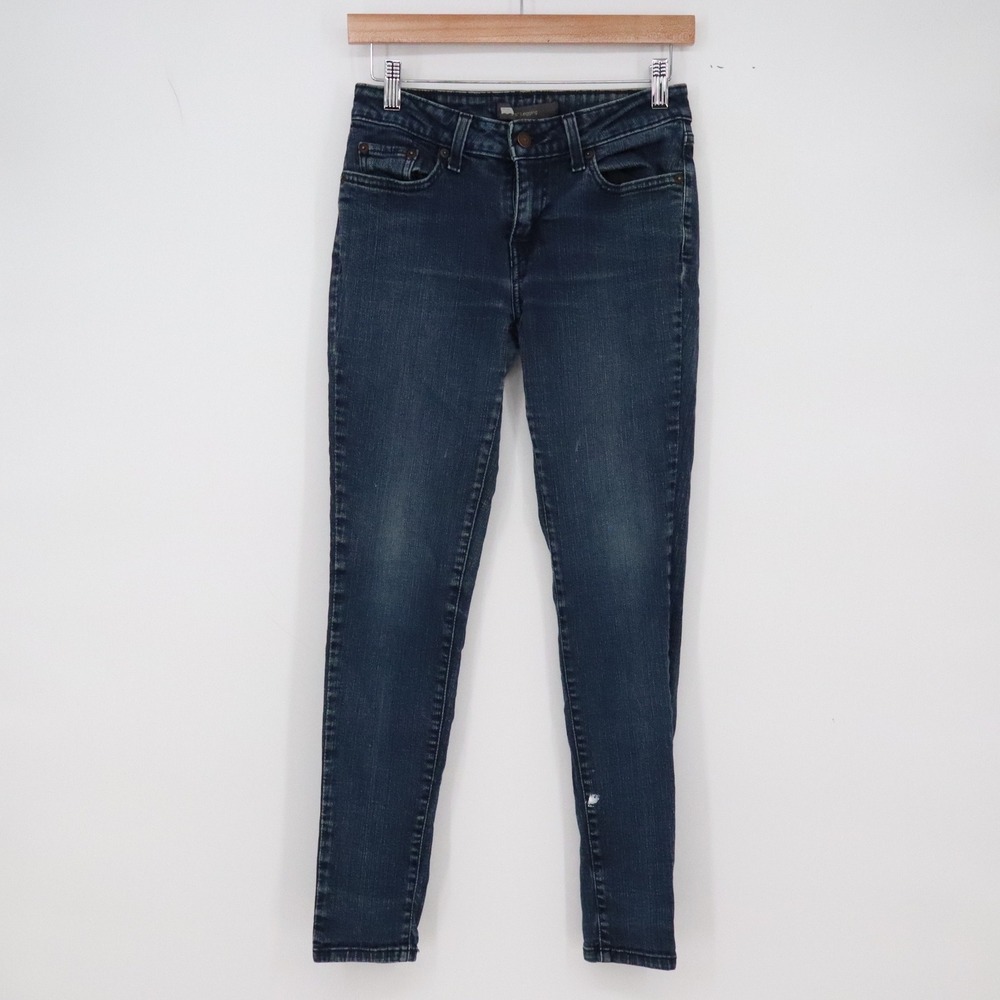 Levis Jeans Womens 7 535 Legging Dark Wash Blue Stretch Denim Fair